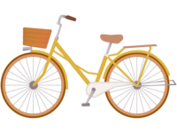 黄色い自転車