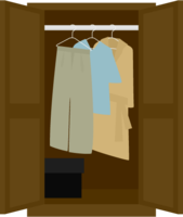 Closet and clothes