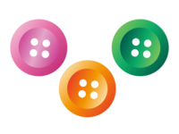Colorful button material