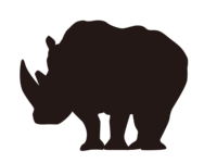 Rhino silhouette