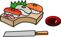 Sushi-Nigiri sushi material