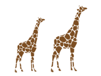 Giraffe-animal material