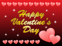 Heart and Valentine greeting card