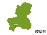 岐阜県と岐阜市の地図
