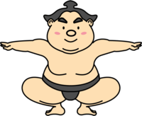 Sumo wrestler-wrestler