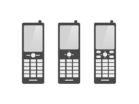 Mobile (feature phone) Illustration-Icon