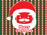 Santa Claus Christmas greeting card