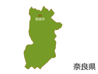 奈良县和奈良市的地图