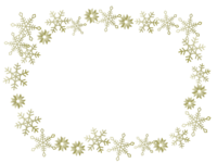 Snowflake (gold) frame
