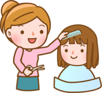 Cutting children's hair
