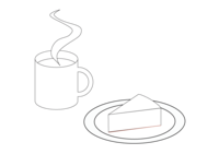 Coloring Material-Drinks and Cakes