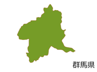 群马县地图(彩色)