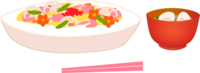 雏祭散寿司是金枪鱼的饮料
