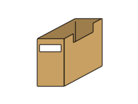 棕色文件盒