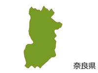 Map of Nara prefecture (colored) Material