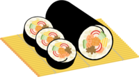 Ehomaki-thick sushi