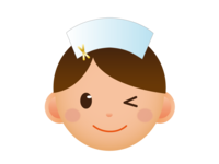Face of a nurse (nurse)