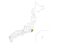 日本地図と千葉県