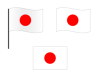 日本国旗日的国旗