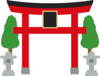 Torii of the shrine