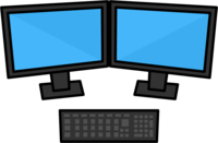 Dual monitor-Display