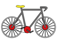 自転車-サイクリング素材