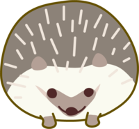 Cute hedgehog (front)
