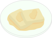 安倍川年糕蘑菇饼