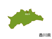 香川县和高松市地图