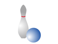 Bowling pin and ball material