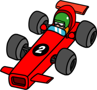 Classic F1-formula car