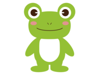 Cute frog (whole body) material