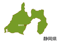 Map of Shizuoka prefecture and Shizuoka city