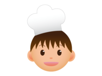 Cook-Cook's face