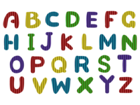 Alphabet (uppercase) characters