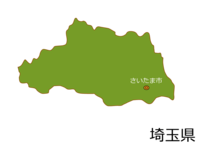 埼玉県とさいたま市の地図