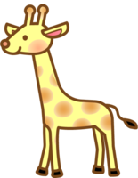 变形的可爱长颈鹿