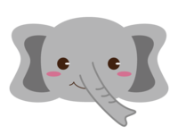 Cute elephant material