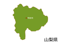 山梨县和甲府市的地图