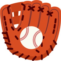 Baseball-Glove and ball