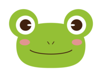 Cute frog material