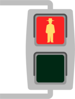 Traffic light for pedestrians (red)