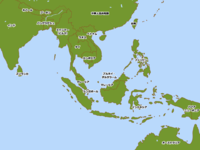 Map of Southeast Asia