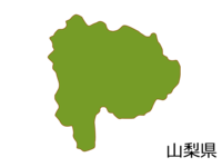Map of Yamanashi prefecture (colored) Material