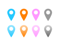 ピン-マーカー-画鋲イラスト-アイコン