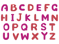 アルファベット(大文字)の文字