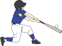 少年棒球击球手