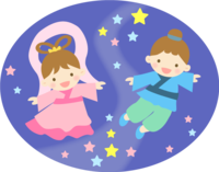 七夕织姬公主和彦星大人