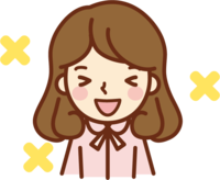 嬉しい表情の女性