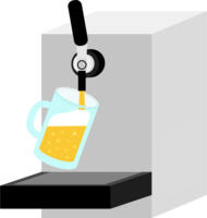 Draft beer server